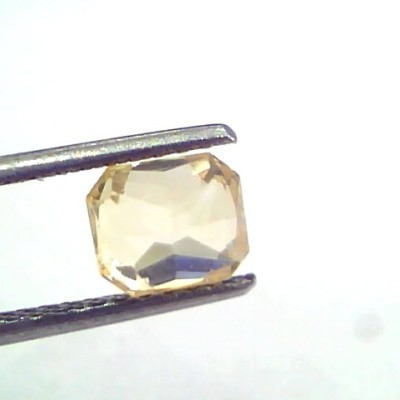 2.28 Ct Unheated Untreated Natural Ceylon Yellow Sapphire Pukhraj