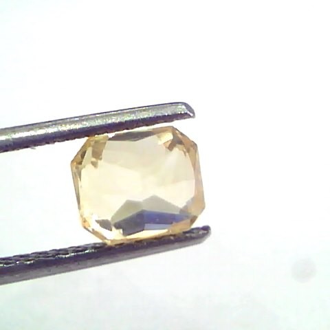2.28 Ct Unheated Untreated Natural Ceylon Yellow Sapphire Pukhraj