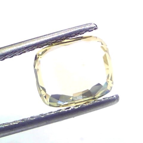 2.28 Ct GII Certified Unheated Untreated Natural Ceylon Yellow Sapphire