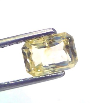 2.29 Ct GII Certified Unheated Untreated Natural Ceylon Yellow Sapphire