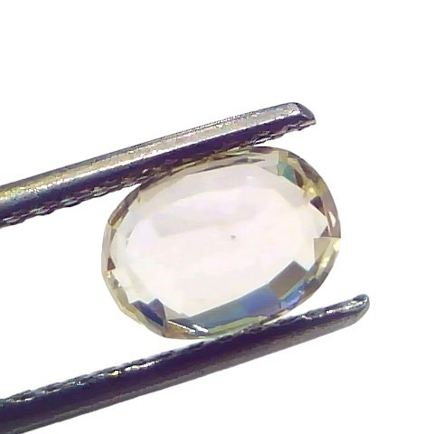 2.29 Ct Certified Unheated Untreated Natural Ceylon Yellow Sapphire Gems 2.29 Ct Certified Unheated Untreated Natural Ceylon Yellow Sapphire Gems