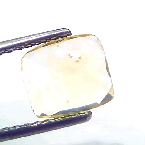 2.24 Ct Certified Unheated Untreated Natural Ceylon Yellow Sapphire