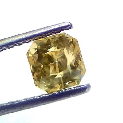 2.33 Ct Gii Certified Unheated Untreated Natural Ceylon Yellow Sapphire AAA