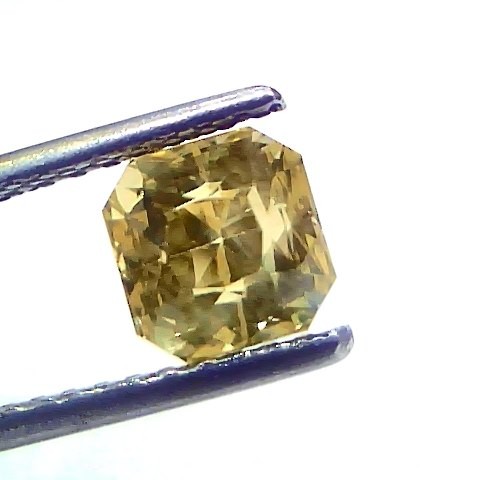 2.33 Ct Gii Certified Unheated Untreated Natural Ceylon Yellow Sapphire AAA