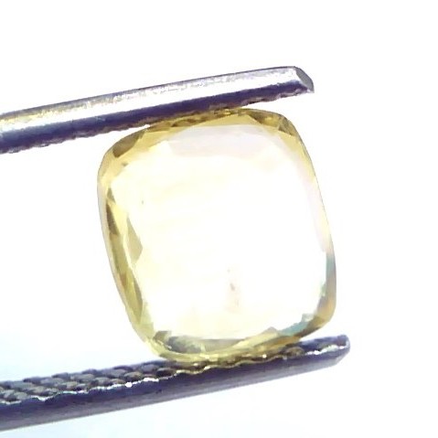 2.34 Ct Unheated Untreated Natural Ceylon Yellow Sapphire Gems