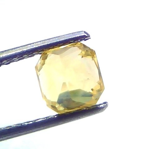 2.33 Ct Gii Certified Unheated Untreated Natural Ceylon Yellow Sapphire AAA