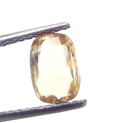 2.36 Ct Certified Unheated Untreated Natural Ceylon Yellow Sapphire