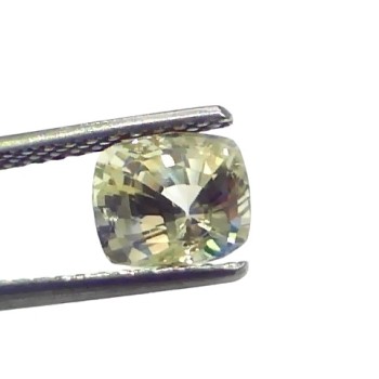 2.35 Ct Certified Unheated Untreated Natural Ceylon Yellow Sapphire 2.35 Ct Certified Unheated Untreated Natural Ceylon Yellow Sapphire