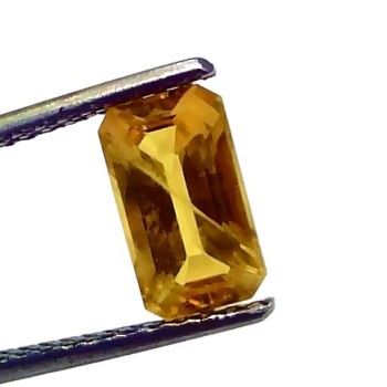 2.38 Ct Natural Yellow Sapphire Pukhraj Jupiter Gemstone (Heated) 2.38 Ct Natural Yellow Sapphire Pukhraj Jupiter Gemstone (Heated)