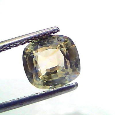 2.38 Ct Certified Unheated Untreated Natural Ceylon Yellow Sapphire Gems