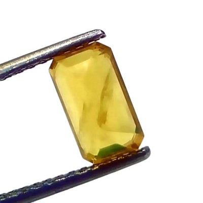 2.38 Ct Natural Yellow Sapphire Pukhraj Jupiter Gemstone (Heated) 2.38 Ct Natural Yellow Sapphire Pukhraj Jupiter Gemstone (Heated)