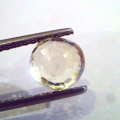 2.37 Ct Unheated Untreated Natural Ceylon Yellow Sapphire Gems