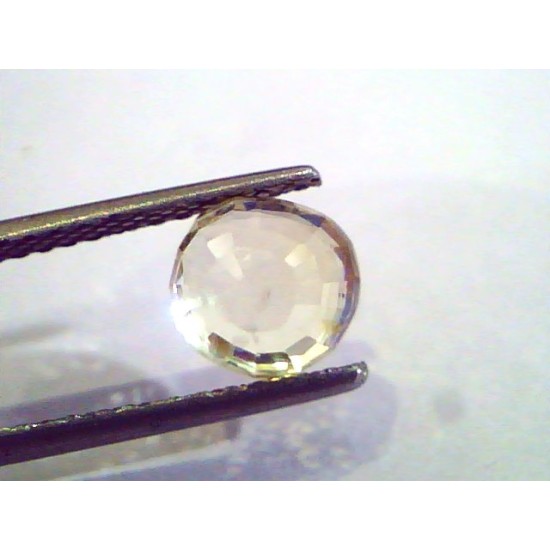 2.37 Ct Unheated Untreated Natural Ceylon Yellow Sapphire Gems