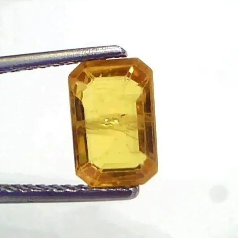 Ct Natural Yellow Sapphire Pukhraj Jupiter Gemstone (Heated)