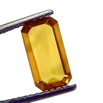 2.40 Ct Natural Yellow Sapphire Pukhraj Jupiter Gemstone (Heated) 2.40 Ct Natural Yellow Sapphire Pukhraj Jupiter Gemstone (Heated)