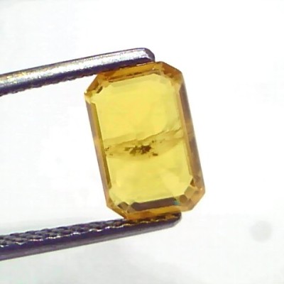 2.48 Ct Natural Yellow Sapphire Pukhraj Jupiter Gemstone (Heated)