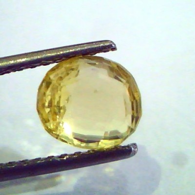 2.44 Ct Unheated Untreated Natural Ceylon Yellow Sapphire Gems
