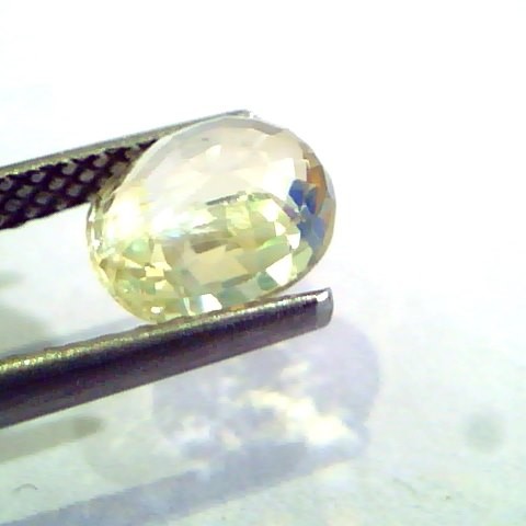 2.48 Ct Unheated Untreated Natural Ceylon Yellow Sapphire Gems