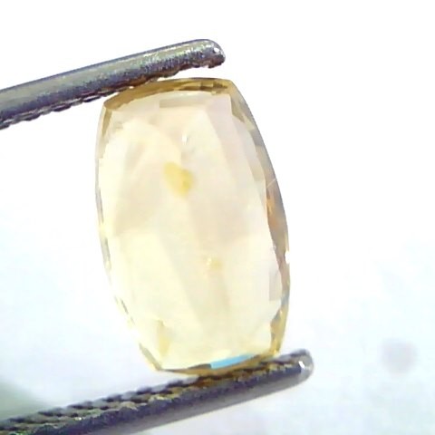 2.50 Ct Unheated Untreated Natural Ceylon Yellow Sapphire/Pukhraj