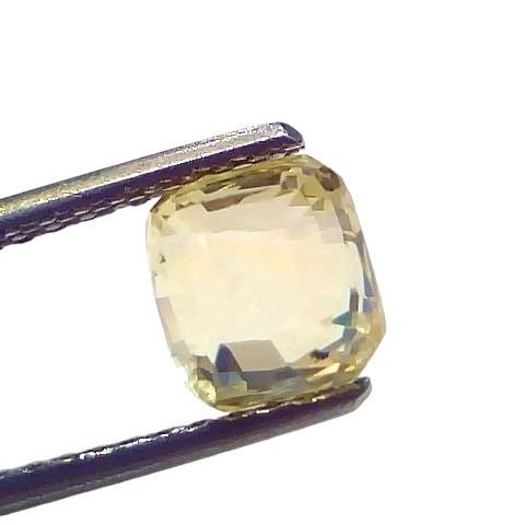 2.50 Ct Certified Unheated Untreated Natural Ceylon Yellow Sapphire Gems 2.50 Ct Certified Unheated Untreated Natural Ceylon Yellow Sapphire Gems