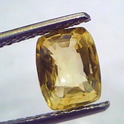 2.50 Ct Unheated Untreated Natural Ceylon Yellow Sapphire Gems