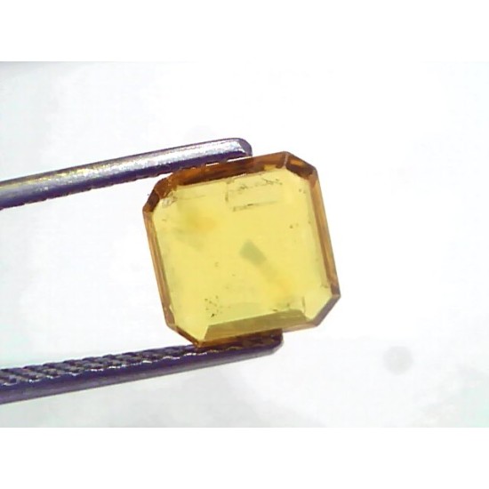2.50 Ct Natural Yellow Sapphire Pukhraj Jupiter Gemstone (Heated)
