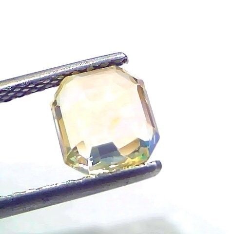 2.50 Ct Certified Unheated Untreated Natural Ceylon Yellow Sapphire Gems