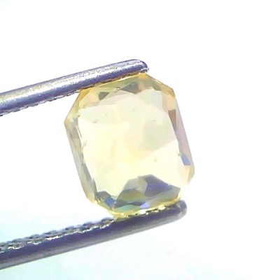 2.51 Ct Certified Unheated Untreated Natural Ceylon Yellow Sapphire