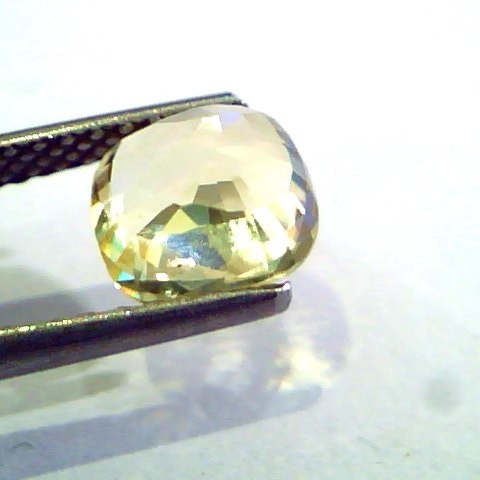 2.51 Ct Unheated Untreated Natural Ceylon Yellow Sapphire Gems