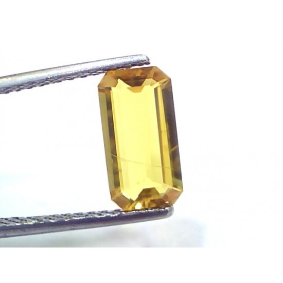 2.56 Ct Natural Yellow Sapphire Pukhraj Jupiter Gemstone (Heated)