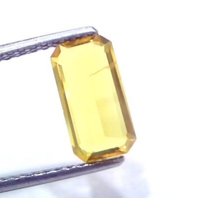 2.56 Ct Natural Yellow Sapphire Pukhraj Jupiter Gemstone (Heated)
