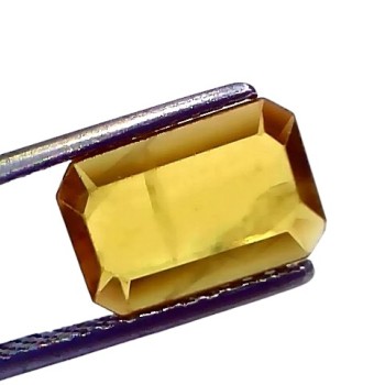 2.59 Ct Natural Yellow Sapphire Pukhraj Jupiter Gemstone (Heated) 2.59 Ct Natural Yellow Sapphire Pukhraj Jupiter Gemstone (Heated)