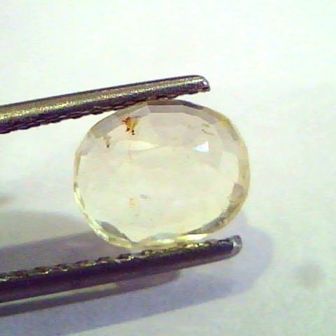 2.61 Ct 4.25 ratti Unheated Untreated Natural Ceylon Yellow Pukhraj