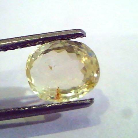 2.61 Ct 4.25 ratti Unheated Untreated Natural Ceylon Yellow Pukhraj