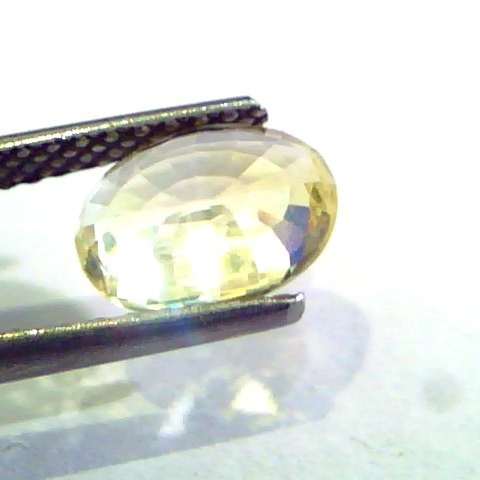 2.63 Ct Unheated Untreated Natural Ceylon Yellow Sapphire Gems