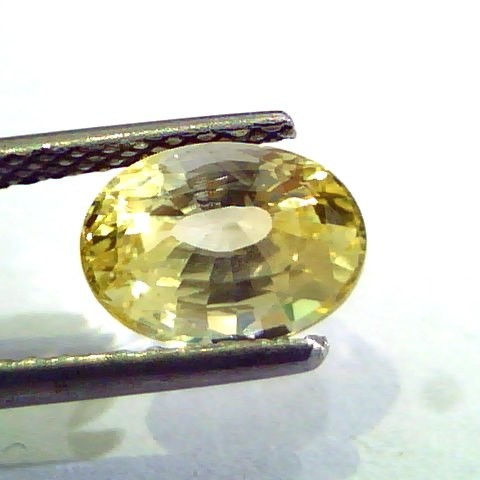2.63 Ct Unheated Untreated Natural Ceylon Yellow Sapphire Gems