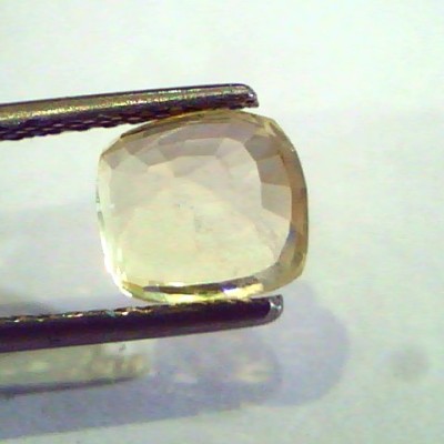 2.66 Ct 4.5 ratti Unheated Untreated Natural Ceylon Yellow Sapphire