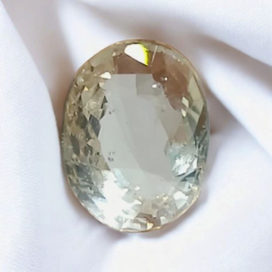 2.64 Ct Certified Unheated Untreated Natural Ceylon Yellow Sapphire