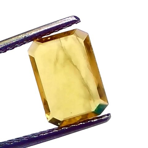 2.67 Ct Natural Yellow Sapphire Pukhraj Jupiter Gemstone (Heated) 2.67 Ct Natural Yellow Sapphire Pukhraj Jupiter Gemstone (Heated)