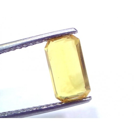 2.67 Ct Natural Yellow Sapphire Pukhraj Jupiter Gemstone (Heated)