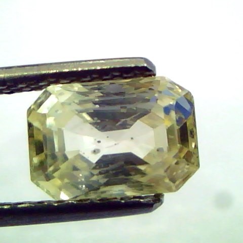 2.69 Ct Unheated Untreated Natural Ceylon Yellow Sapphire/Pukhraj
