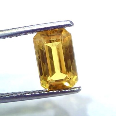 2.72 Ct Natural Yellow Sapphire Pukhraj Jupiter Gemstone (Heated)