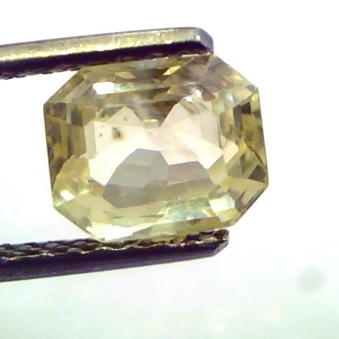 2.76 Ct Unheated Untreated Natural Ceylon Yellow Sapphire/Pukhraj