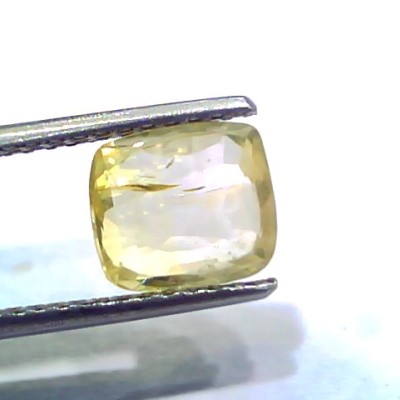 2.79 Ct Unheated Untreated Natural Ceylon Yellow Sapphire Gems