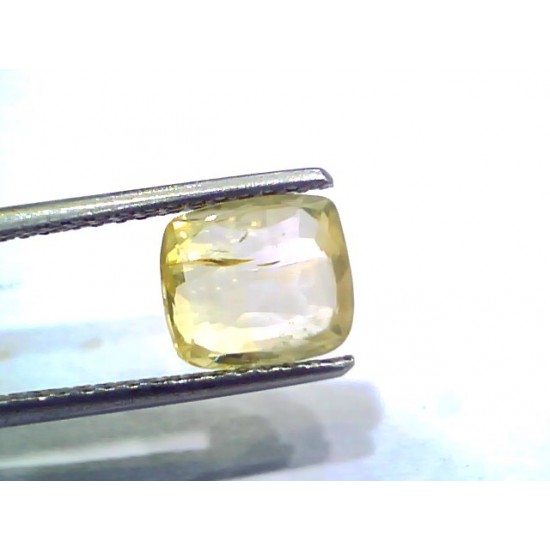 2.79 Ct Unheated Untreated Natural Ceylon Yellow Sapphire Gems