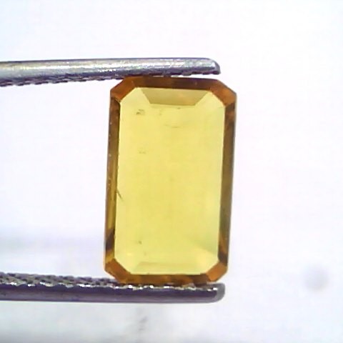 2.81 Ct Natural Yellow Sapphire Pukhraj Jupiter Gemstone(Heated)
