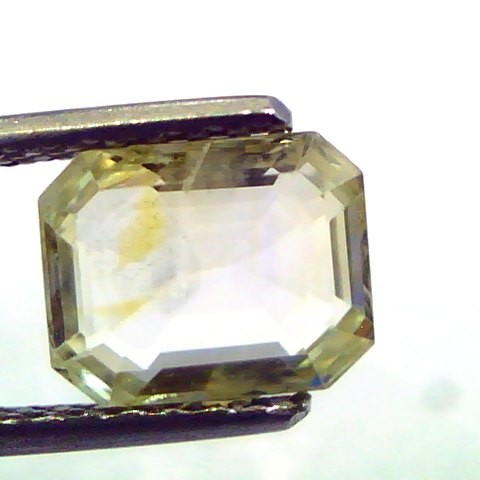 2.79 Ct Unheated Untreated Natural Ceylon Yellow Sapphire/Pukhraj