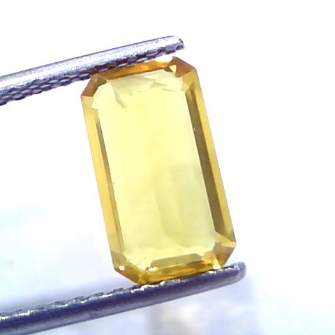2.82 Ct Natural Yellow Sapphire Pukhraj Jupiter Gemstone (Heated)