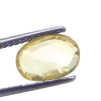2.90 Ct Certified Unheated Untreated Natural Ceylon Yellow Sapphire 2.90 Ct Certified Unheated Untreated Natural Ceylon Yellow Sapphire