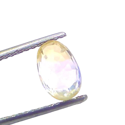 2.94 Ct Certified Unheated Untreated Natural Ceylon Yellow Sapphire Pukhraj 2.94 Ct Certified Unheated Untreated Natural Ceylon Yellow Sapphire Pukhraj